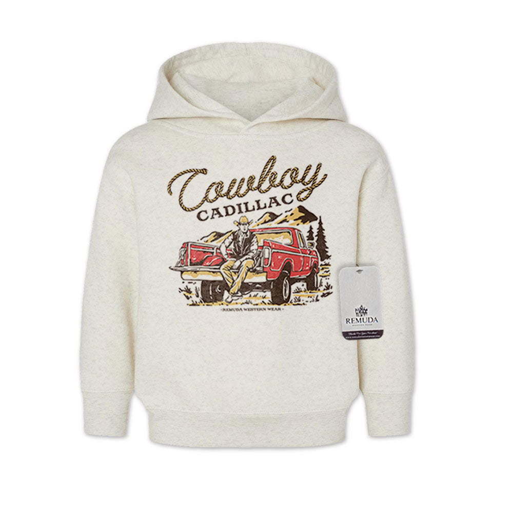 Cowboy Cadillac - Toddler Western Pullover Hoodie