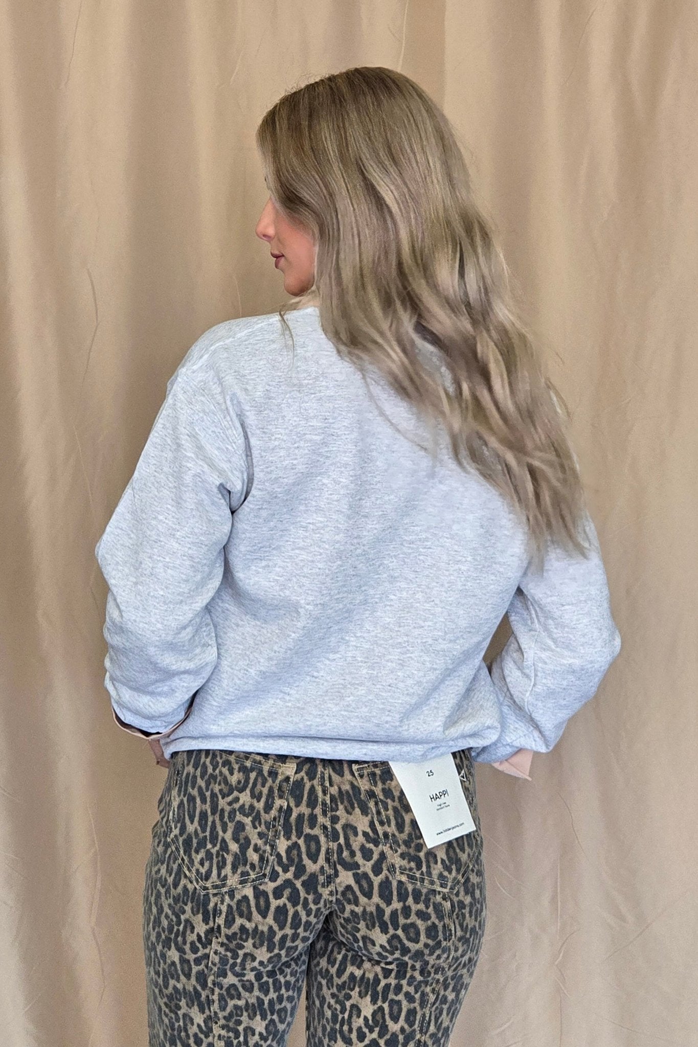 Cowboy Cheetah Crewneck Sweatshirt