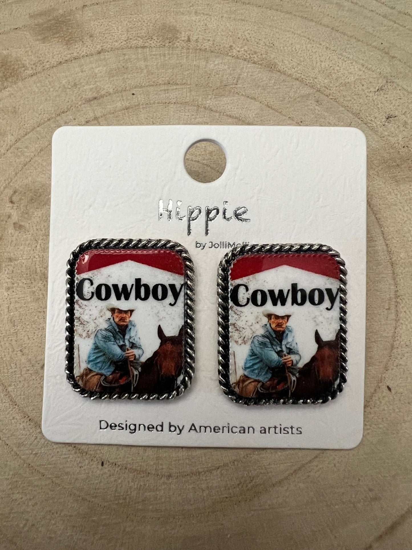 Cowboy Cigarette Fashion Earrings