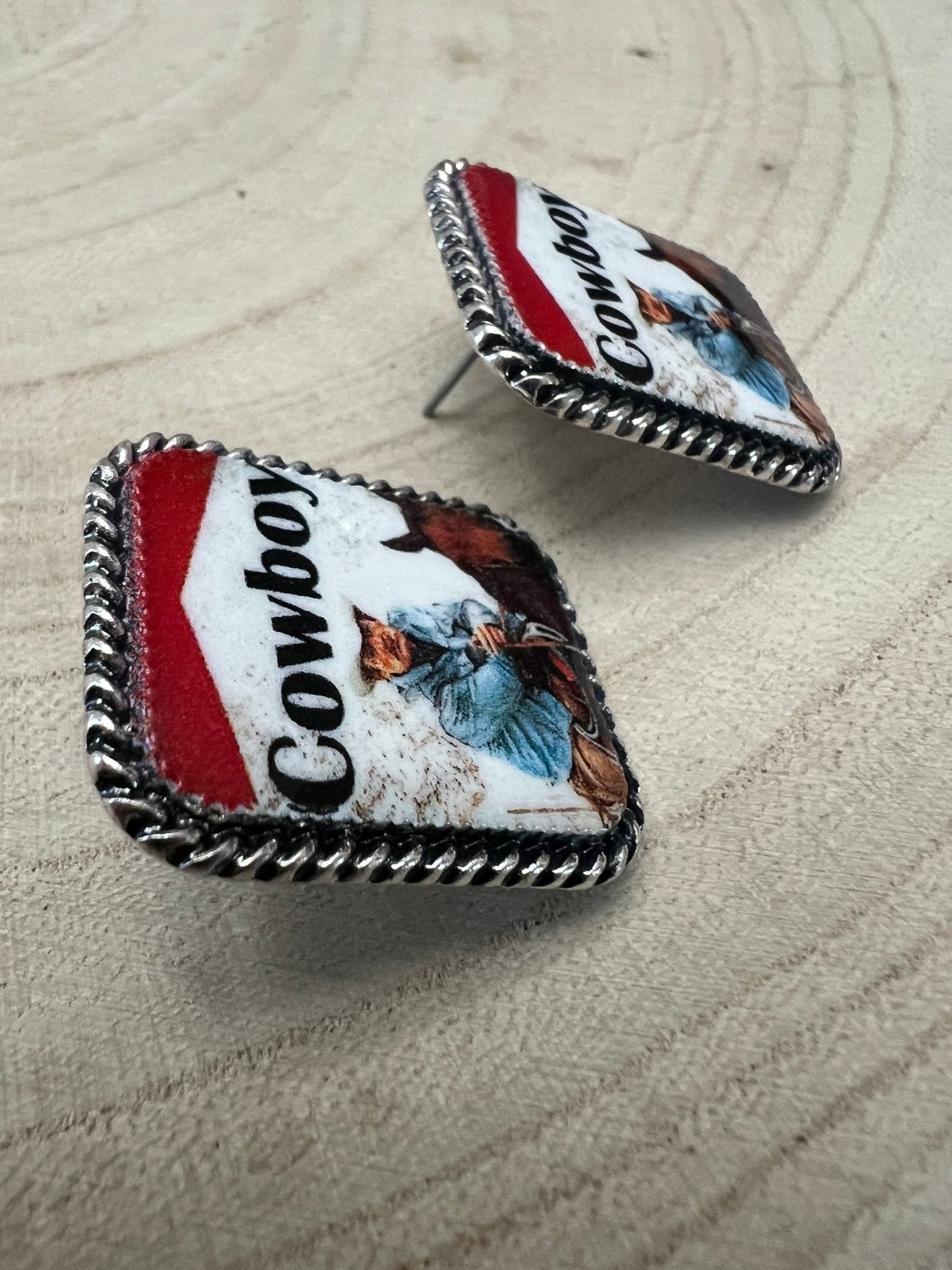 Cowboy Cigarette Fashion Earrings