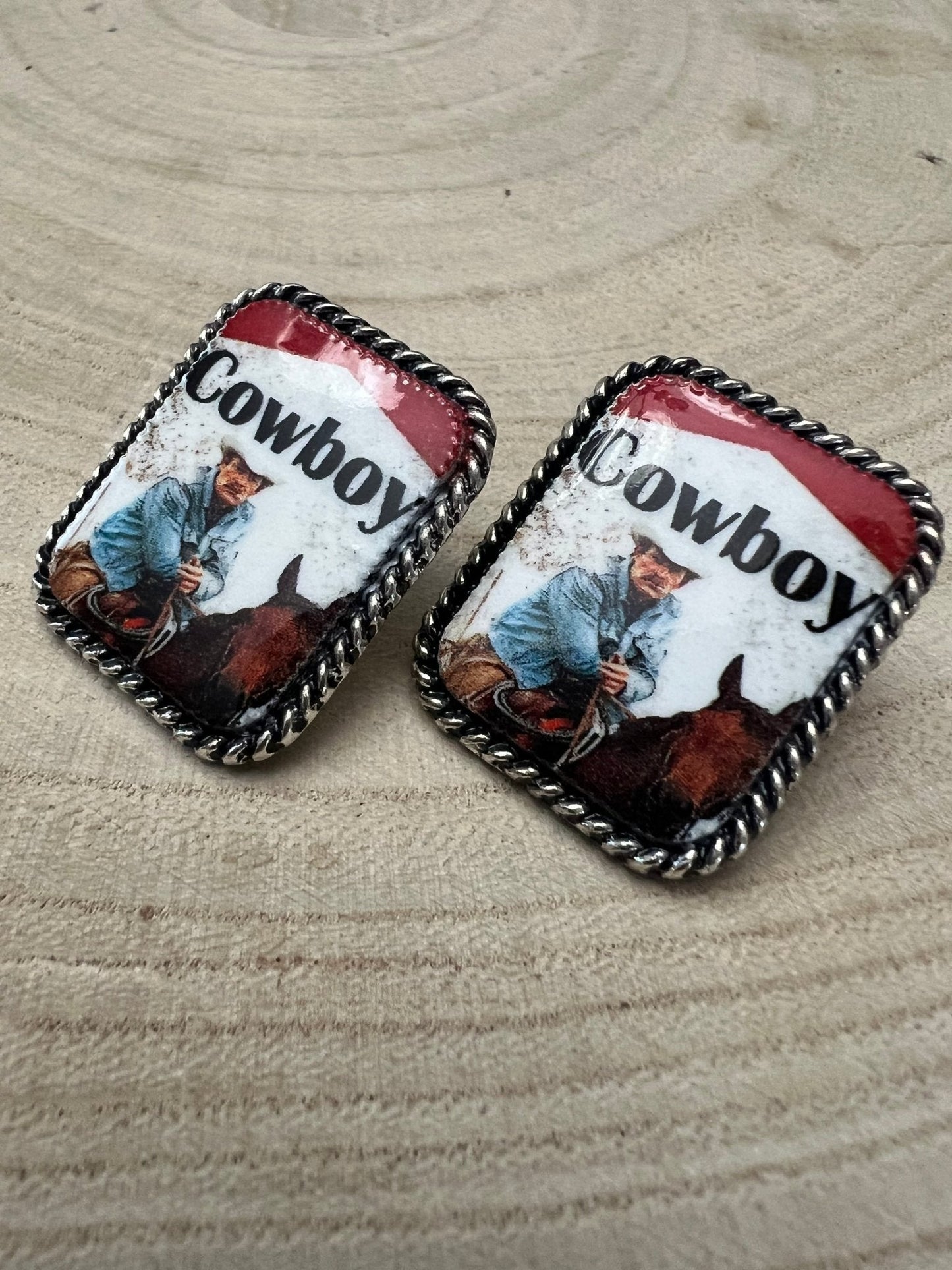 Cowboy Cigarette Fashion Earrings
