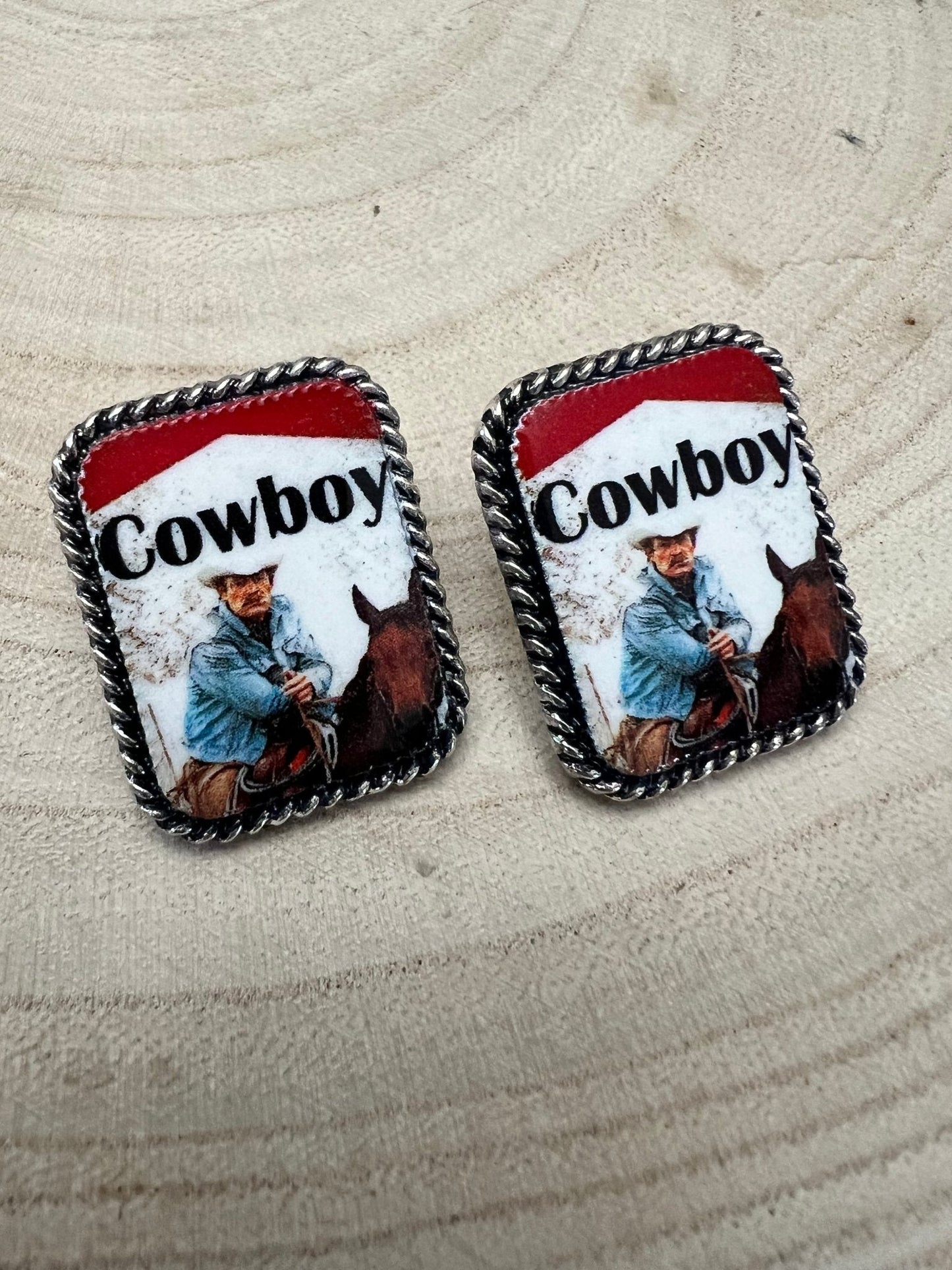 Cowboy Cigarette Fashion Earrings