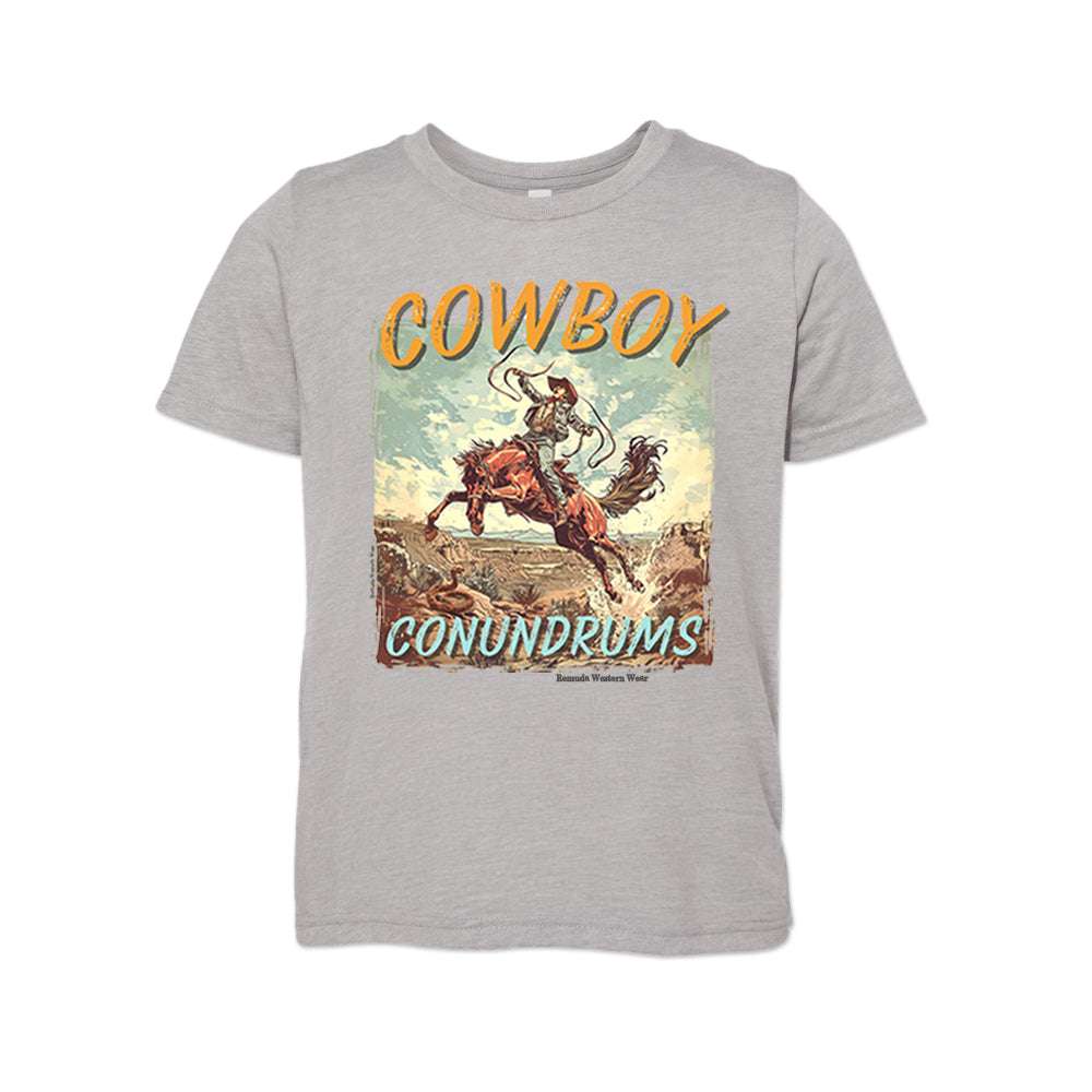 Cowboy Conundrums Youth Western Tee