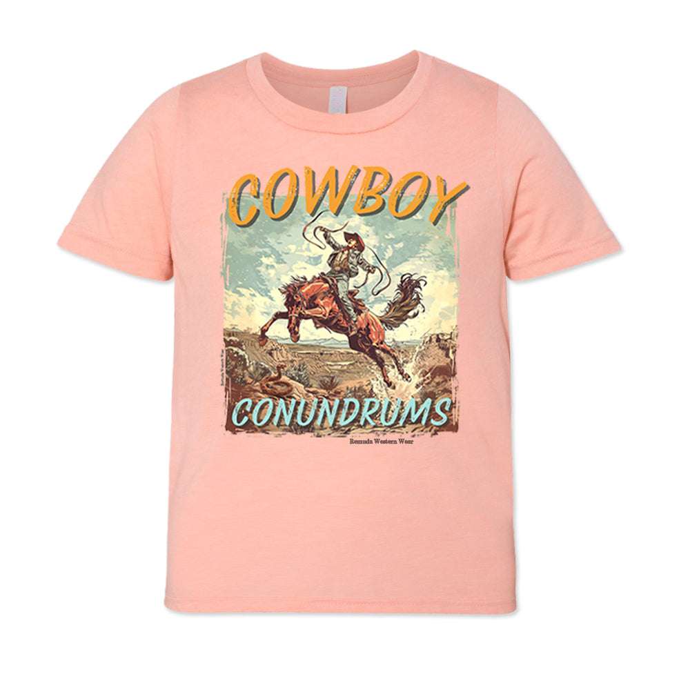 Cowboy Conundrums Youth Western Tee