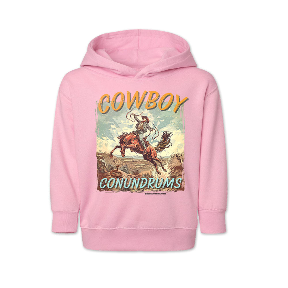 Cowboy Conundrums Toddler Pullover Hoodie