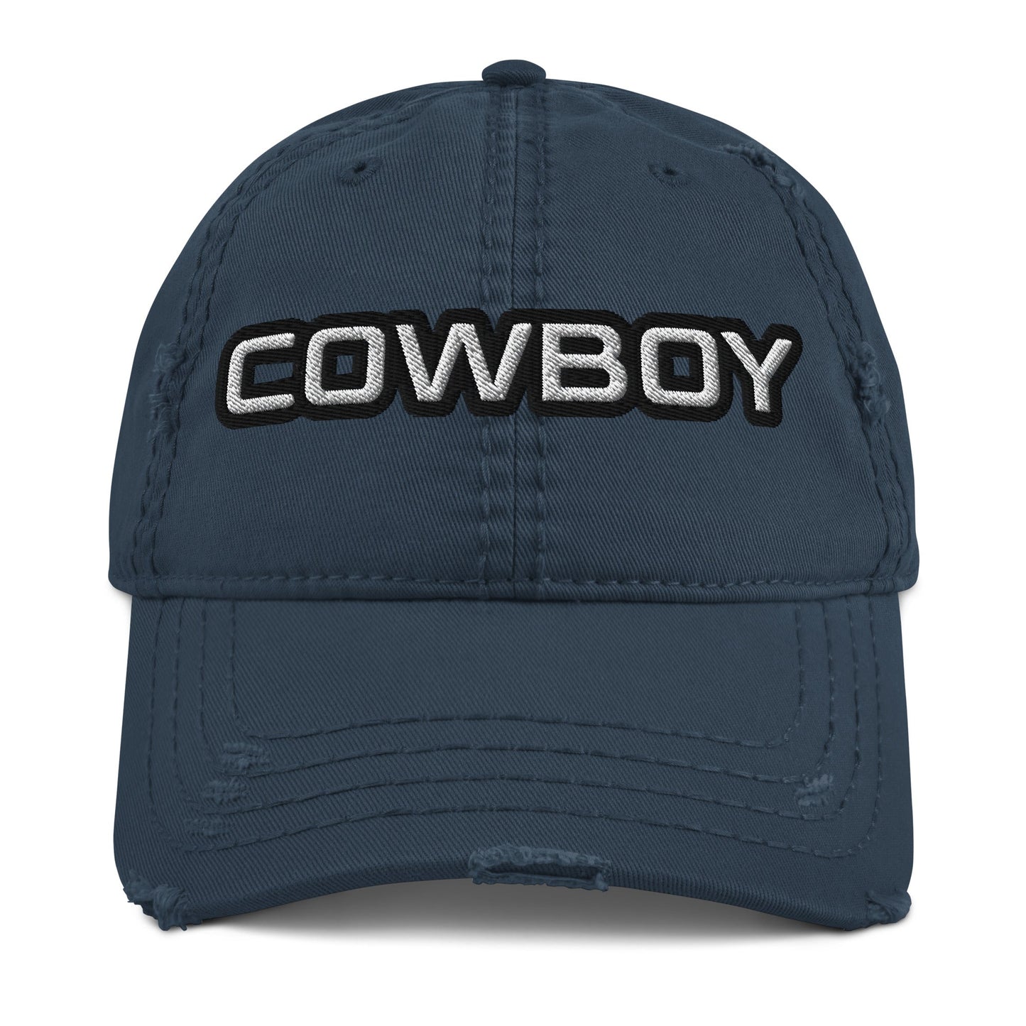 Cowboy Distressed Ball cap