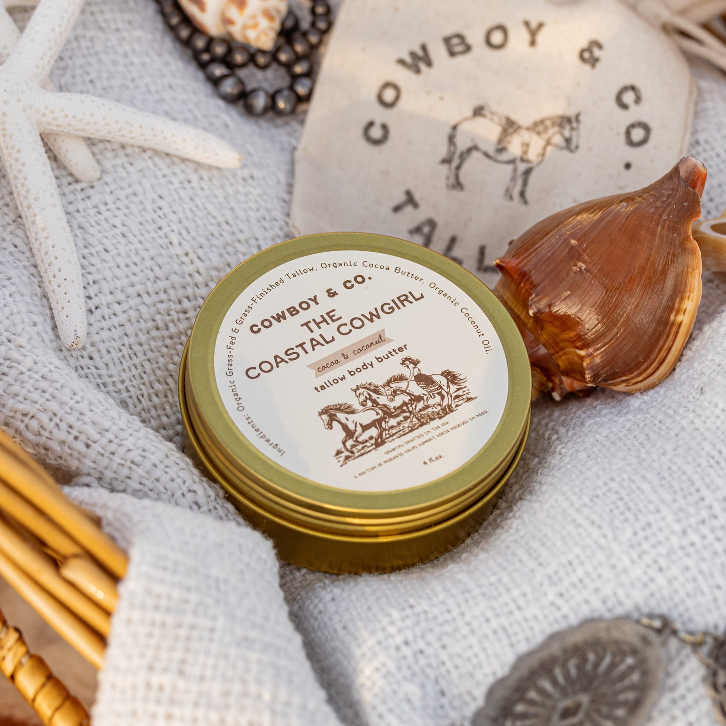The Coastal Cowgirl - Organic Cocoa & Coconut Tallow Body Butter
