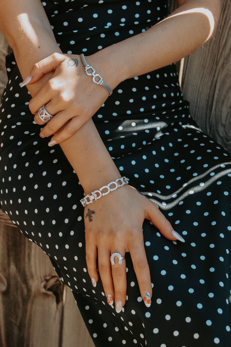 Cowgirl Luxe All-Around Horseshoe Ring