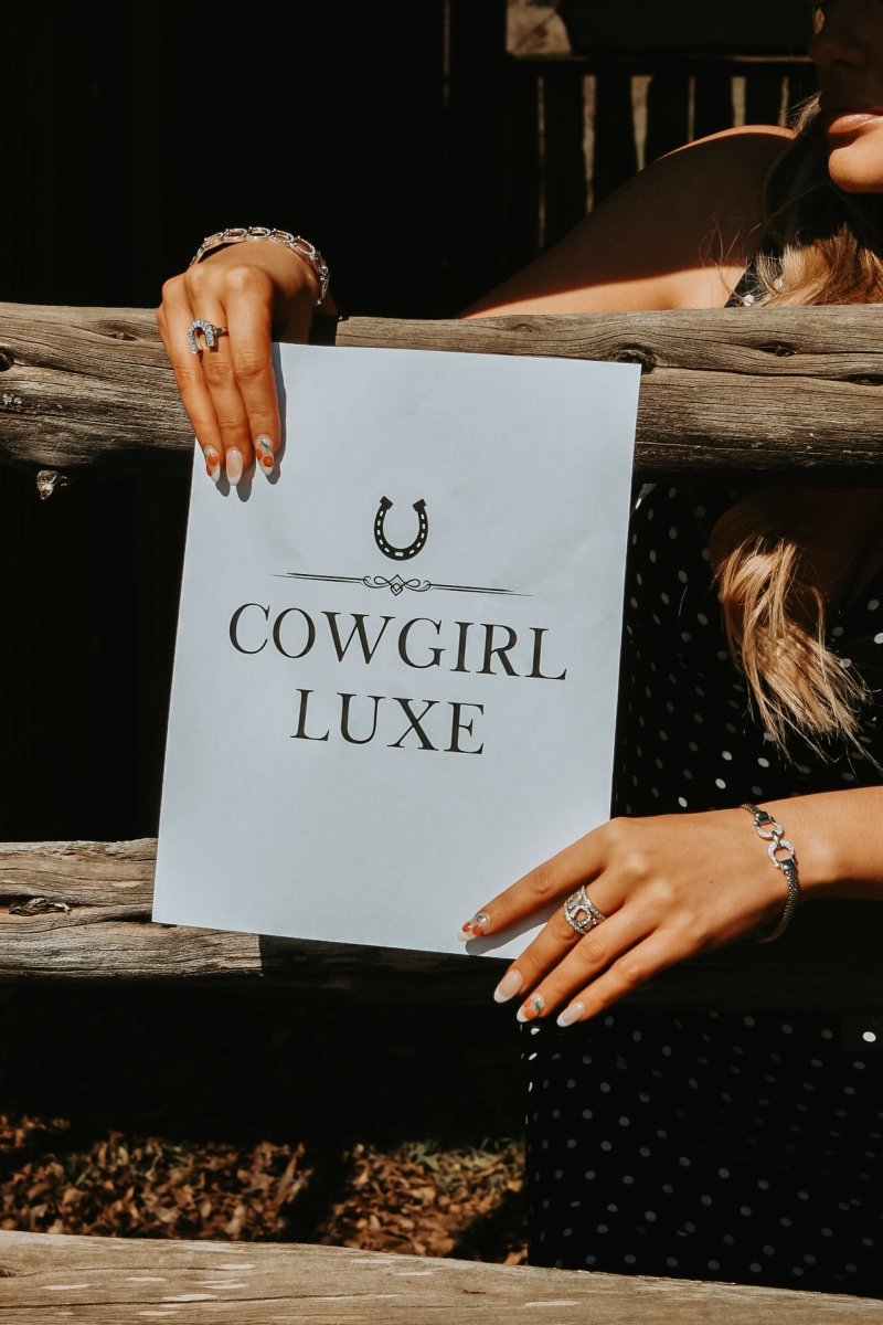 Cowgirl Luxe Baguette Horseshoe Ring