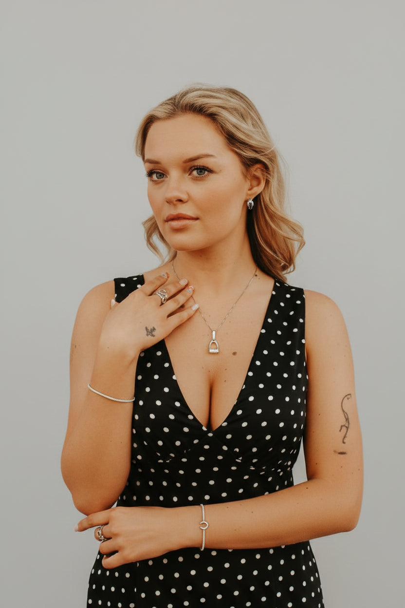 Cowgirl Luxe English Stirrup Necklace