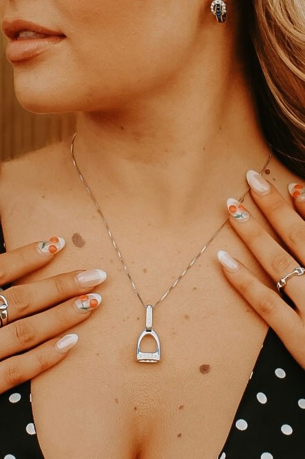 Cowgirl Luxe English Stirrup Necklace