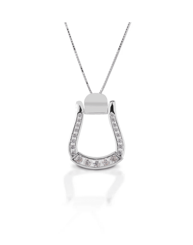 Cowgirl Luxe Oxbow Stirrup Necklace