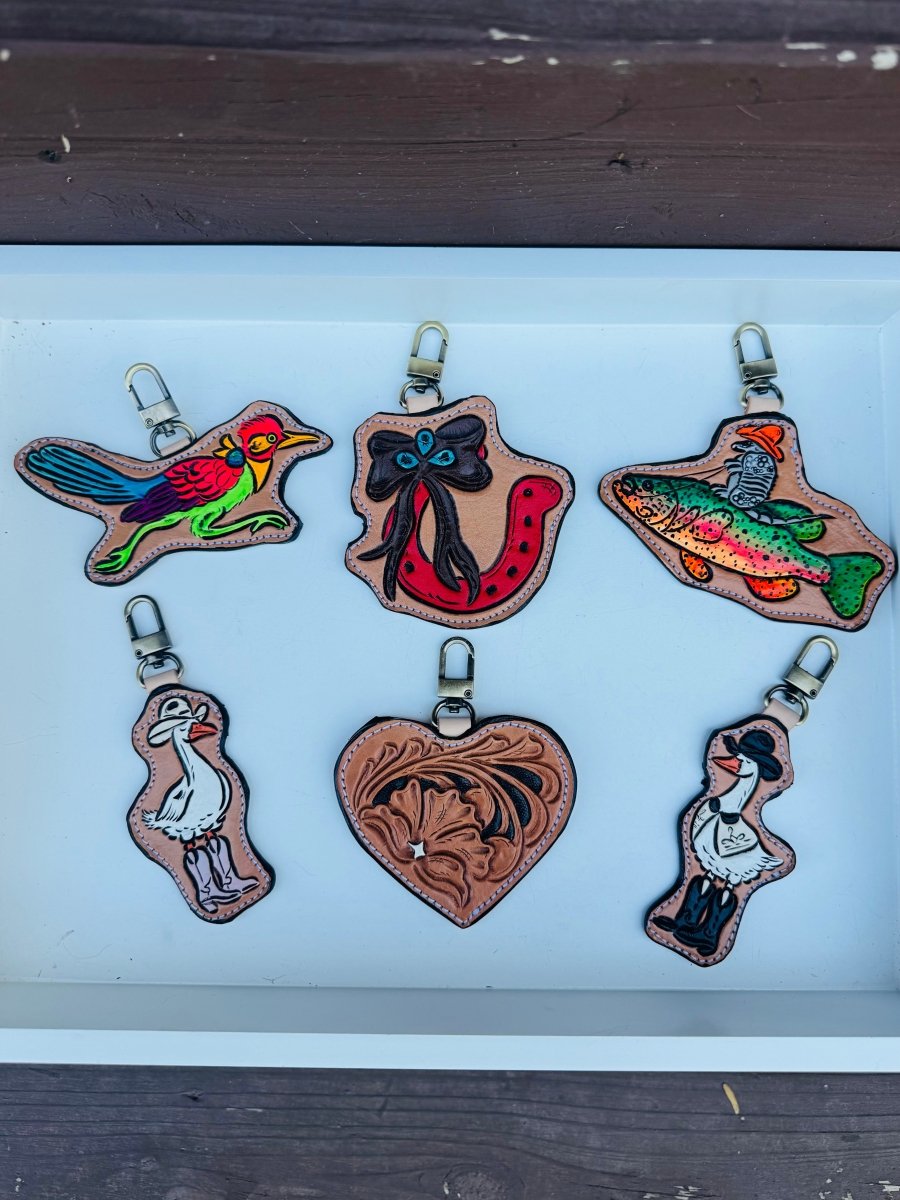 Cowgirl Purse Charm/Keychain