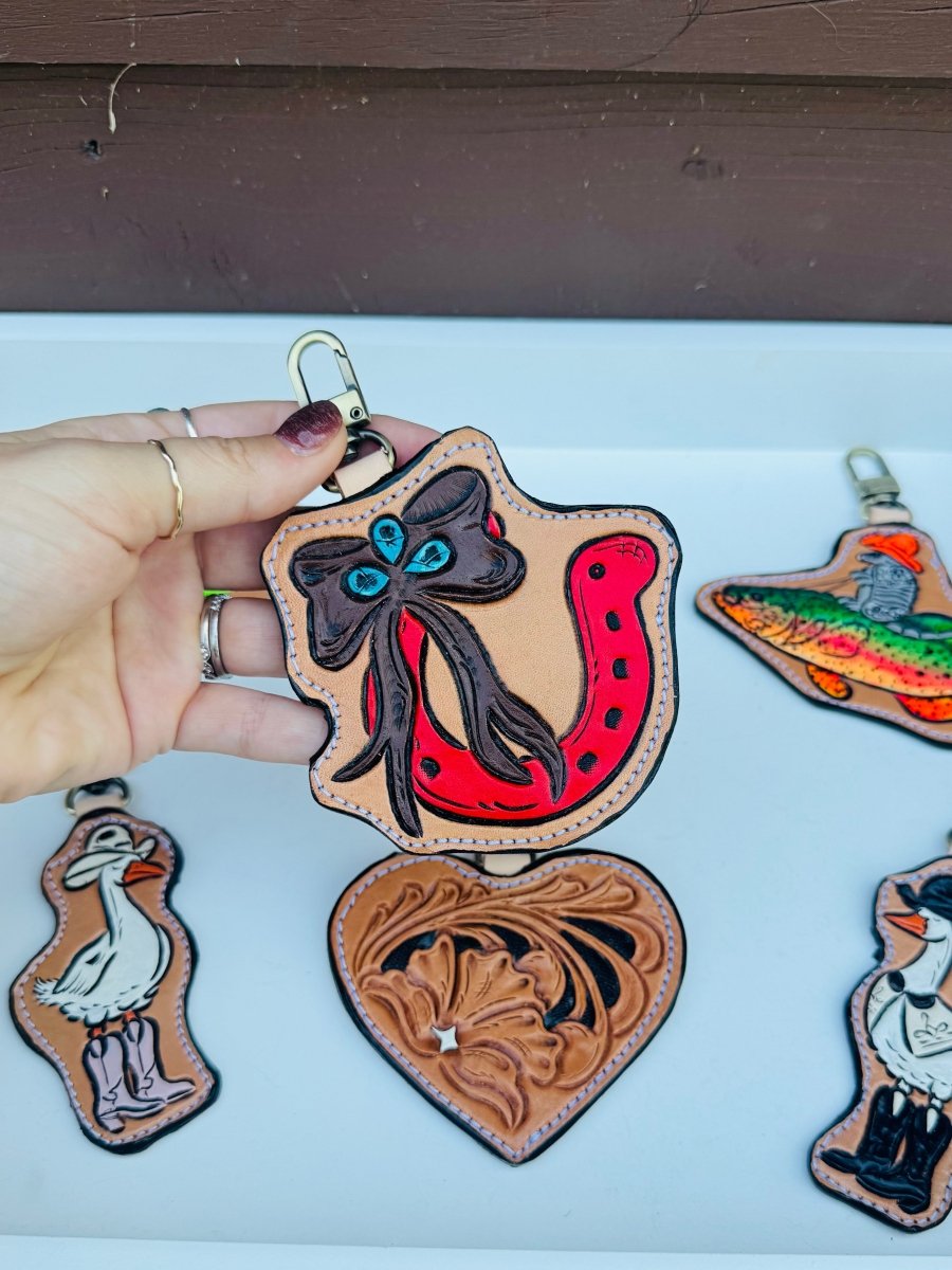 Cowgirl Purse Charm/Keychain