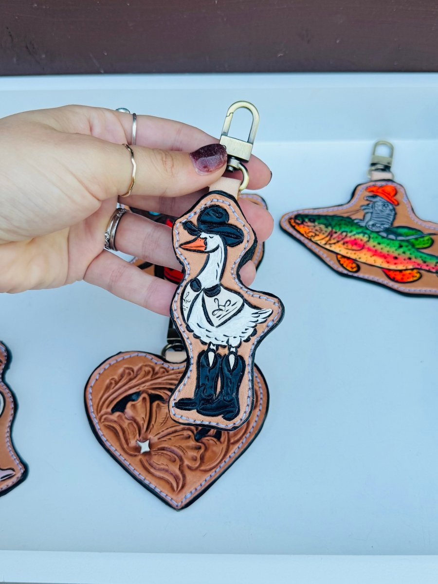 Cowgirl Purse Charm/Keychain