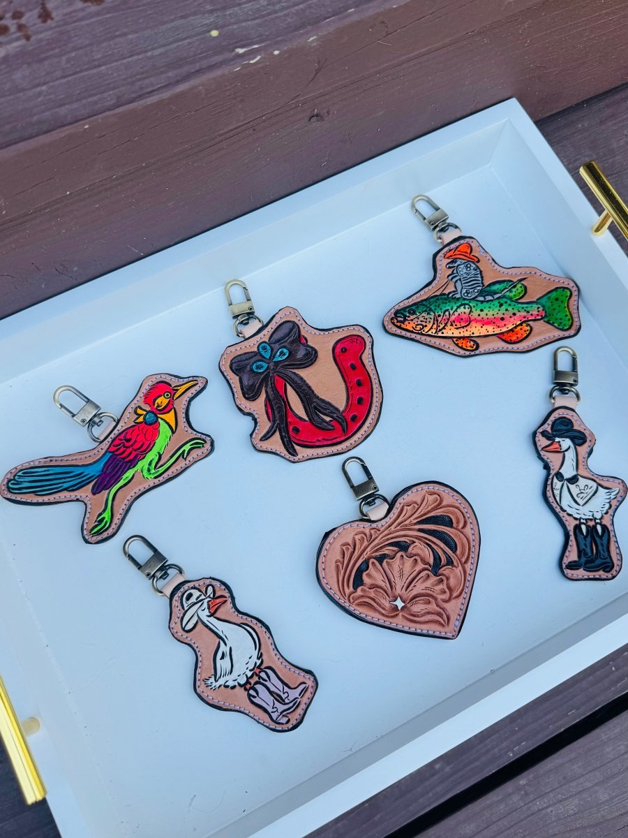 Cowgirl Purse Charm/Keychain