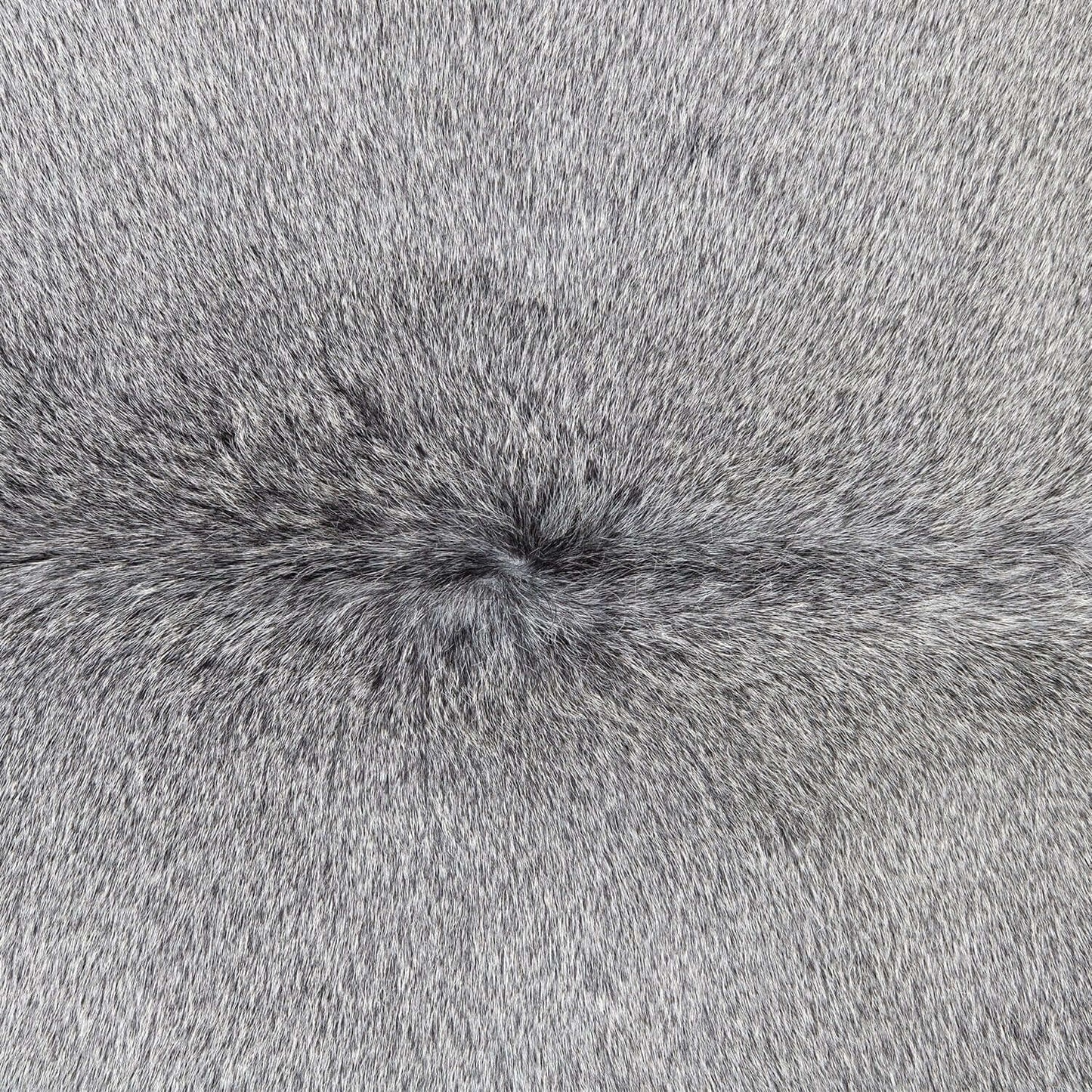 Grey Brazilian Cowhide Rug: LARGE