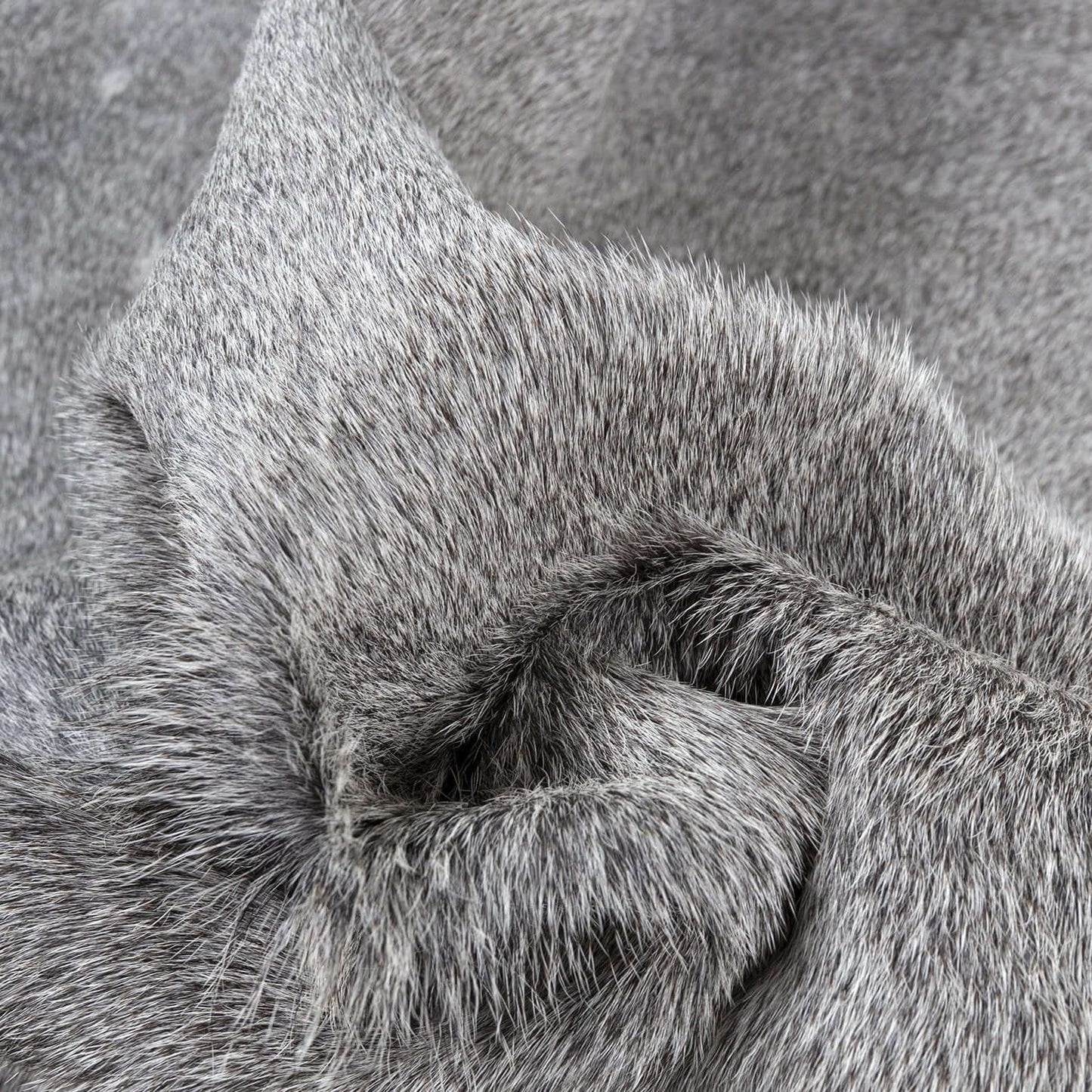Grey Brazilian Cowhide Rug: LARGE