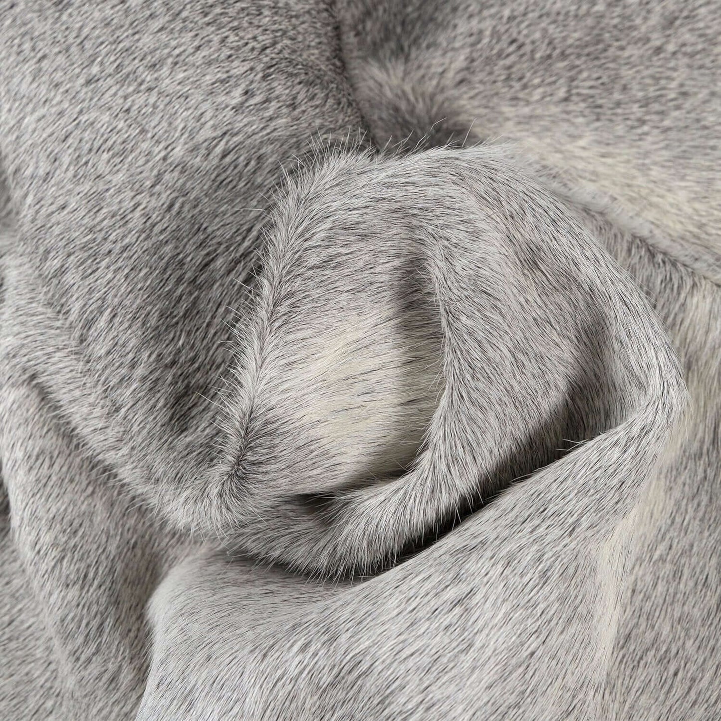 Grey Brazilian Cowhide Rug: LARGE