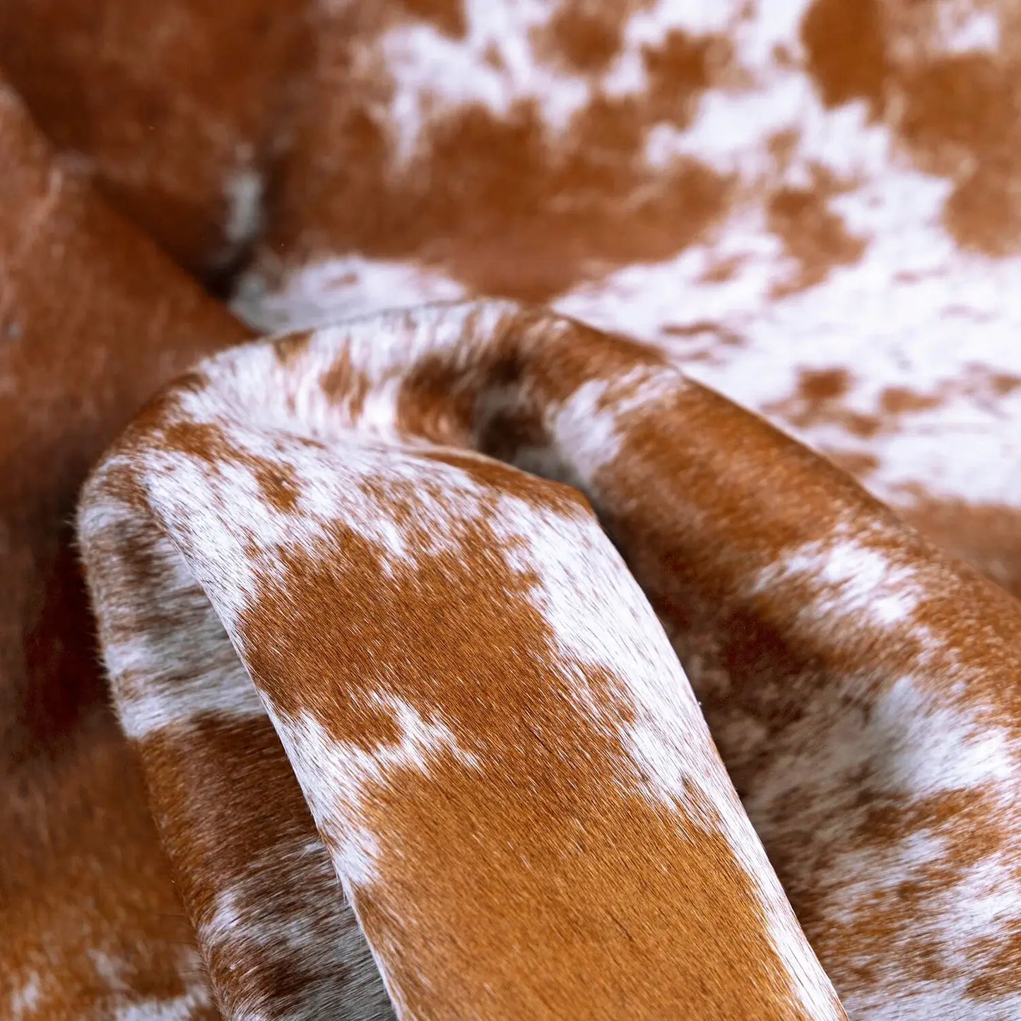 Salt and Pepper Brown Brazilian Cowhide Rug: XL