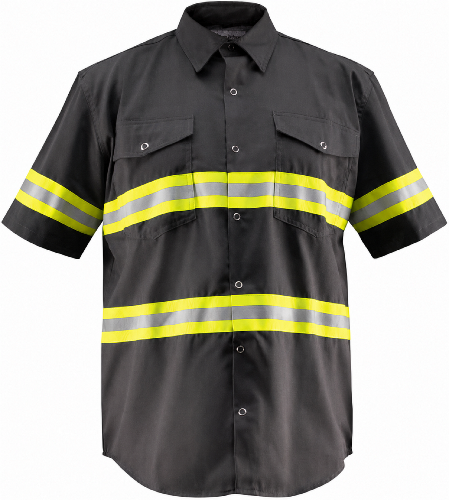 Premium High Visibility Hi Vis Reflective Safety Work Shirts - Half Sleeve