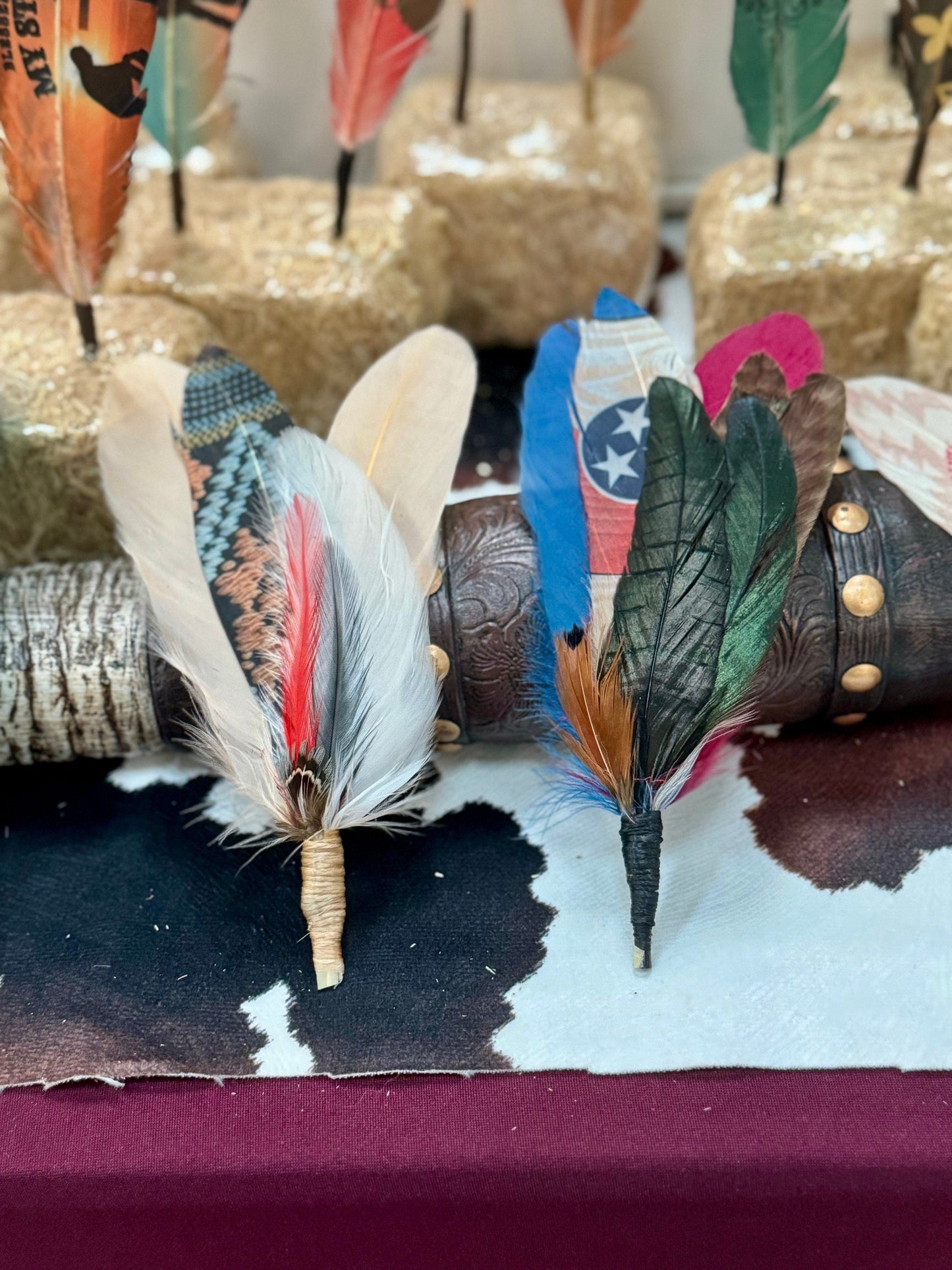 Night Weaver Western Hat Feather