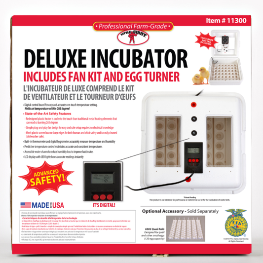 Little Giant: Deluxe Air Incubator, Includes Fan Kit and Egg Turner