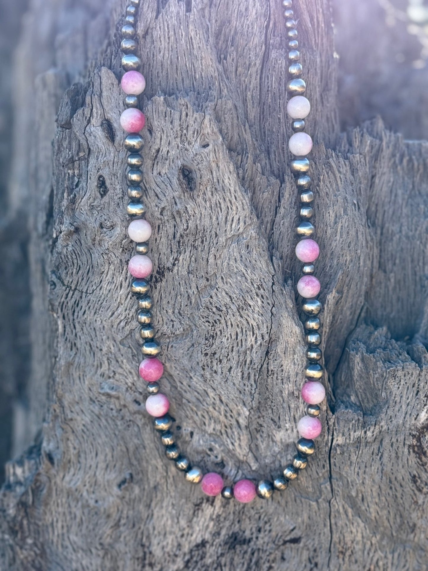 Desert Rose Beaded Necklace