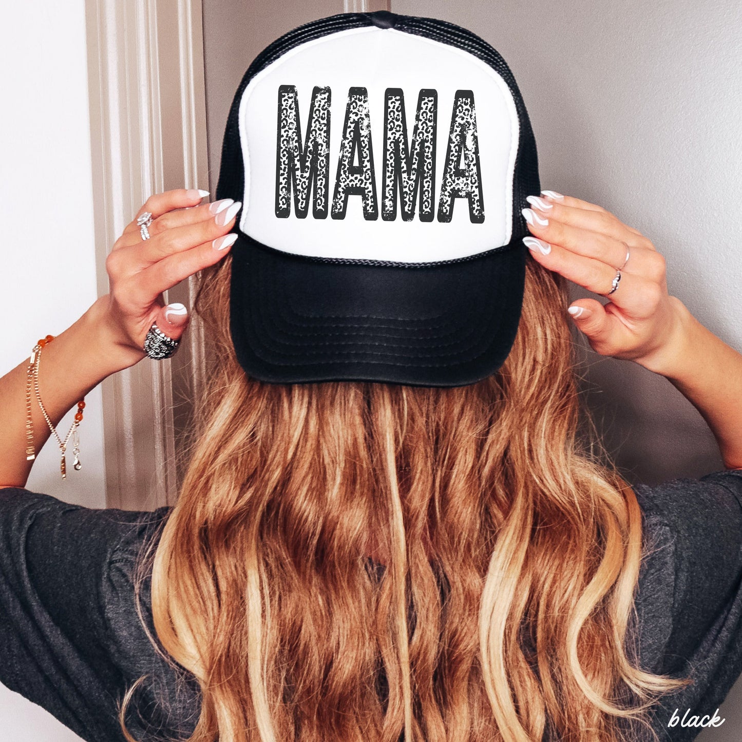 Leopard Mama Trucker Hat *8 COLORS
