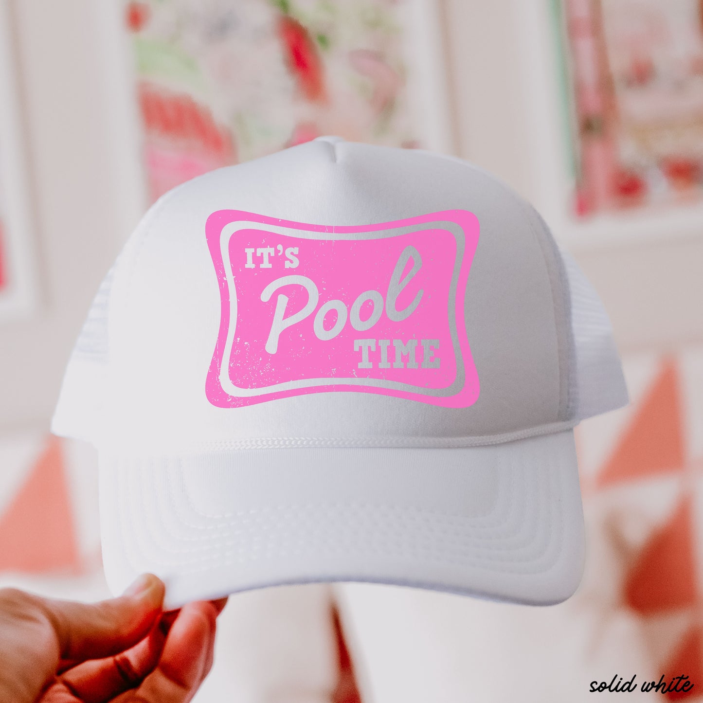 It's Pool Time Trucker Hat *12 COLORS