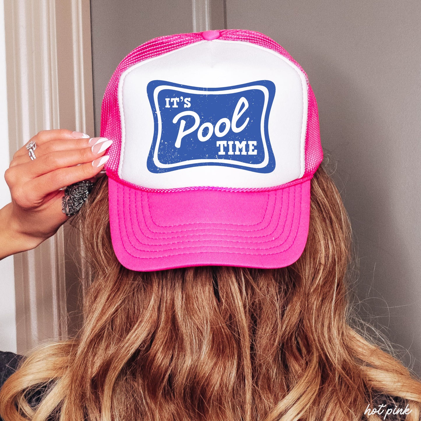 It's Pool Time Trucker Hat *12 COLORS