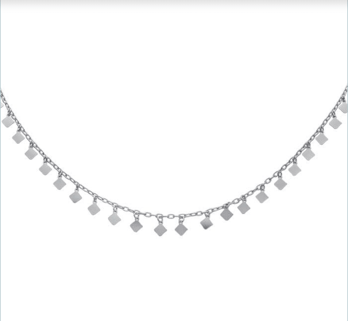 Diamond-Shaped Drops Necklace