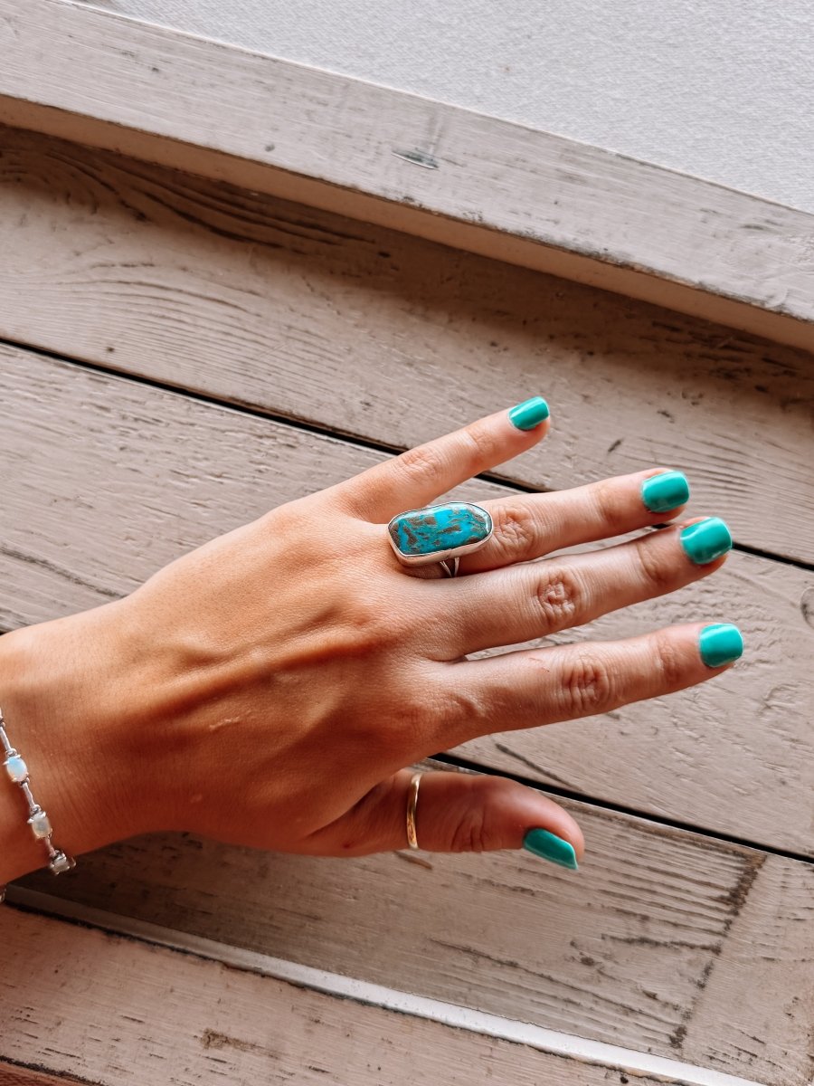 Didn't It Rain Turquoise Ring