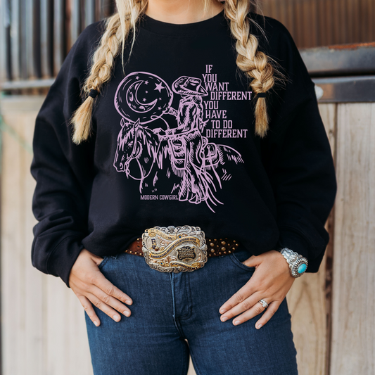 Do Different Crewneck Sweatshirt