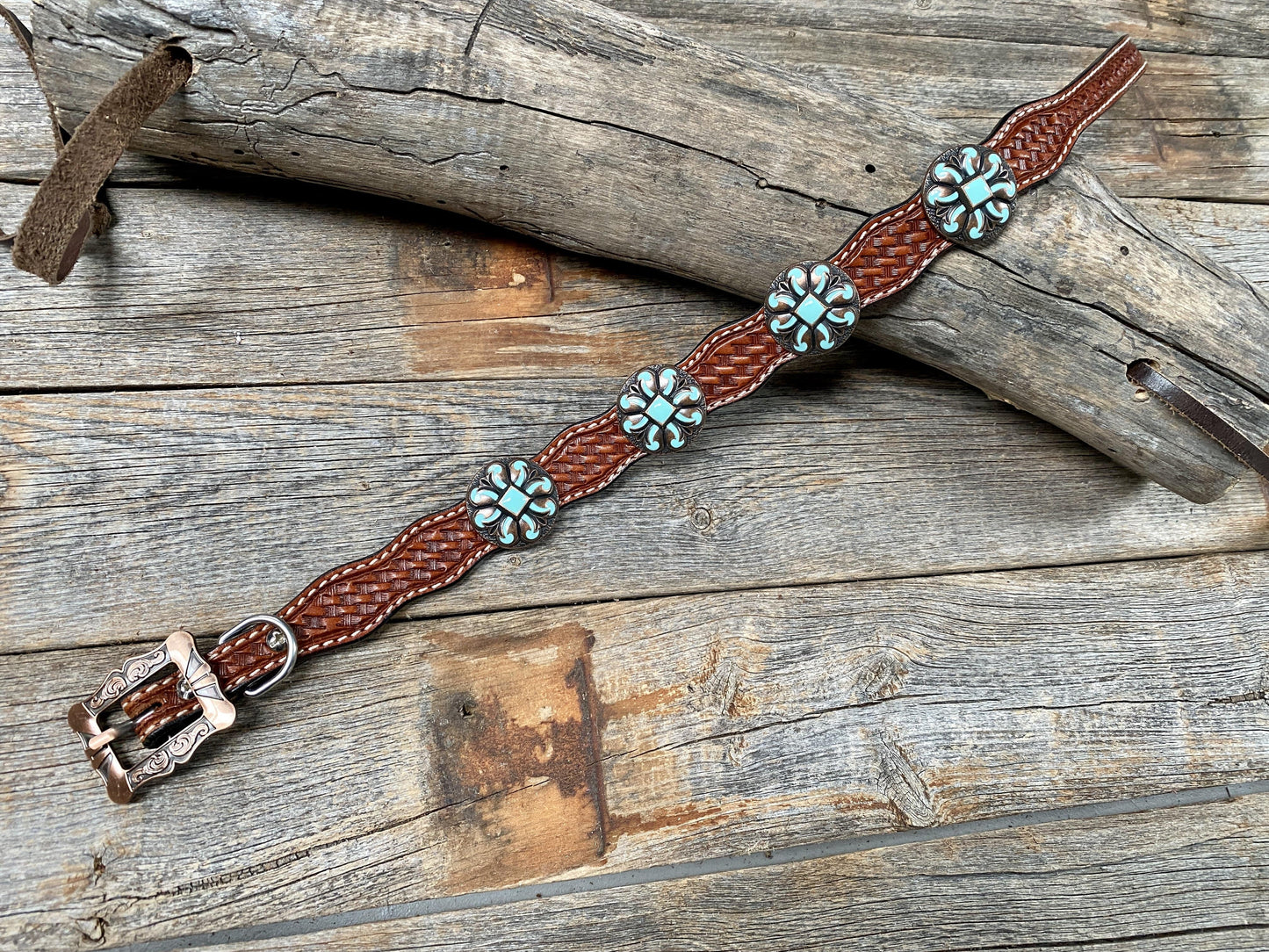 DC1003 -Medium Oil Dog Collar 12" to 22"  W120L