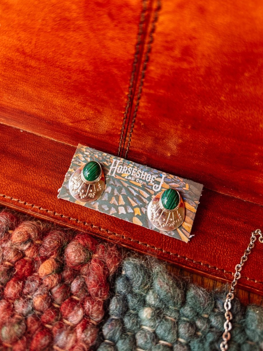 Donie Malachite/Tiger Eye Earrings