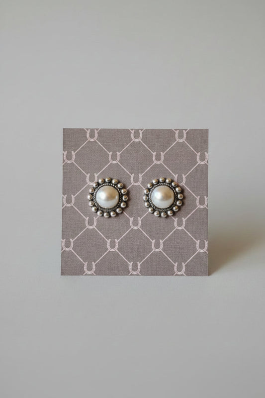 Medium Dover Silver Earrings