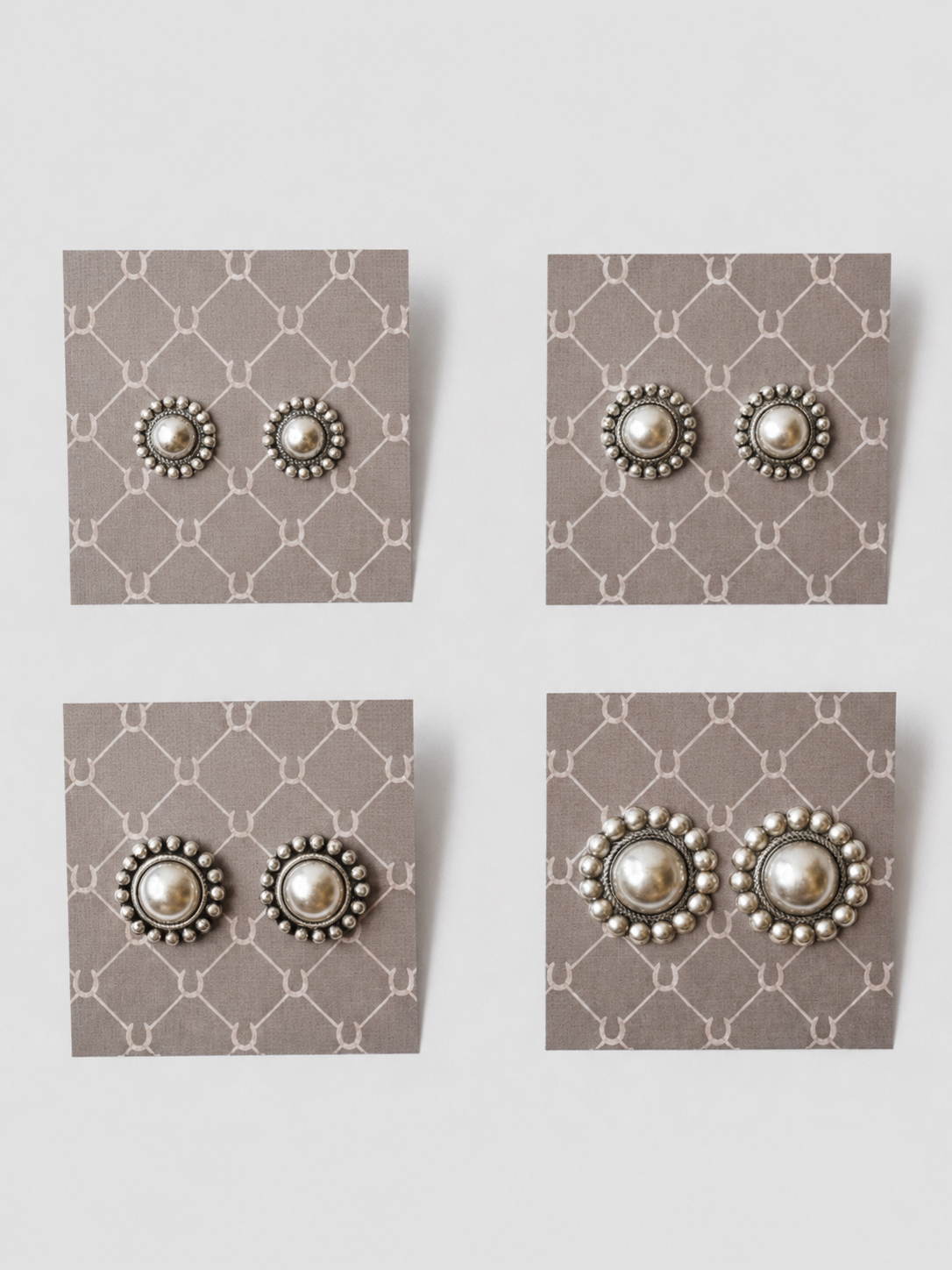 Small Dover Silver Earrings