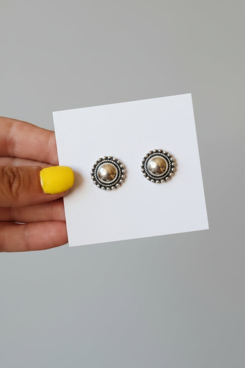 Small Dover Silver Earrings