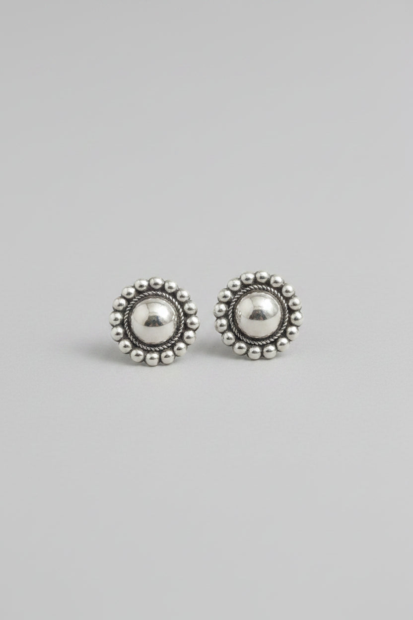 Large Dover Silver Earrings