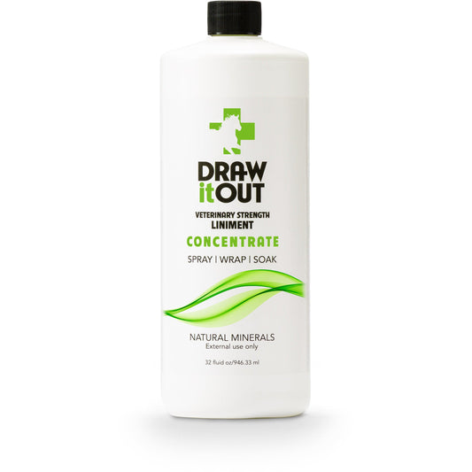 Draw It Out® 32oz Horse Liniment Concentrate – Spray, Wrap, or Soak for Fast Equine Relief