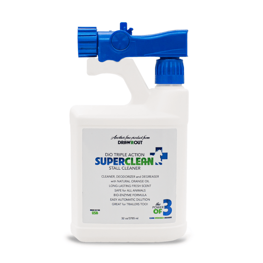 SuperClean® by Draw It Out® — Because a Clean Stall is a Sign of a Pro