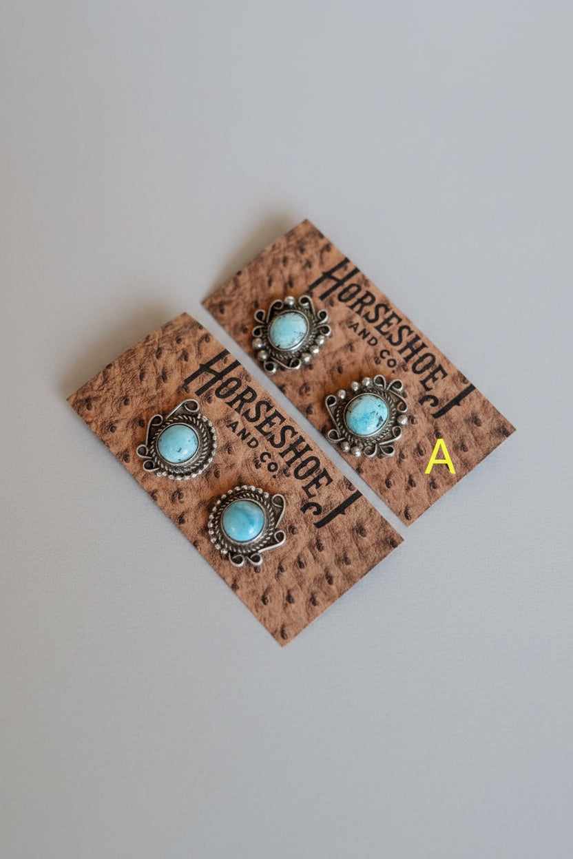 Ector Golden Hills Turquoise Earrings