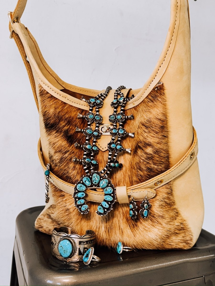 Elkton Turquoise Squash Necklace + Earring Set