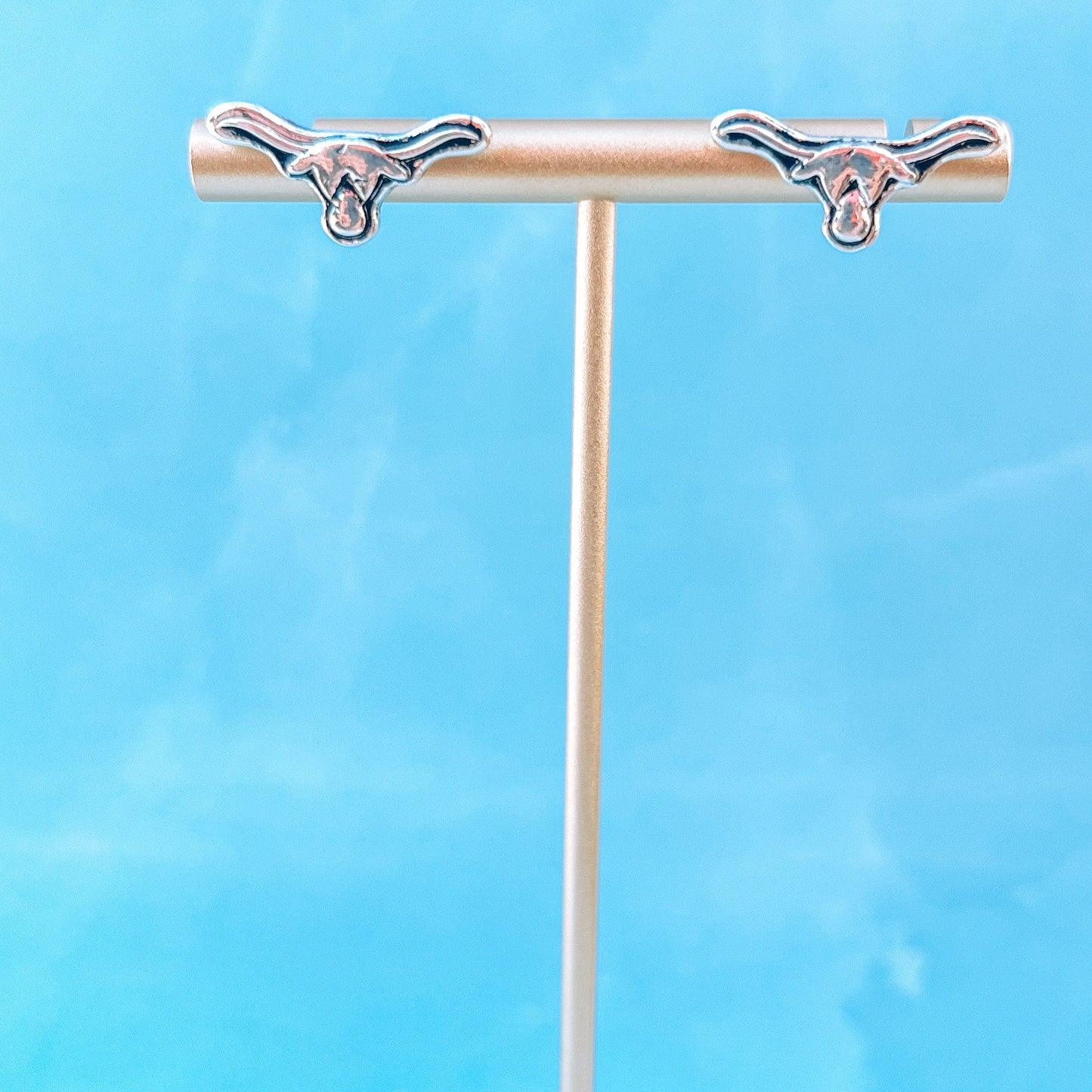Bullskull Stud Earrings