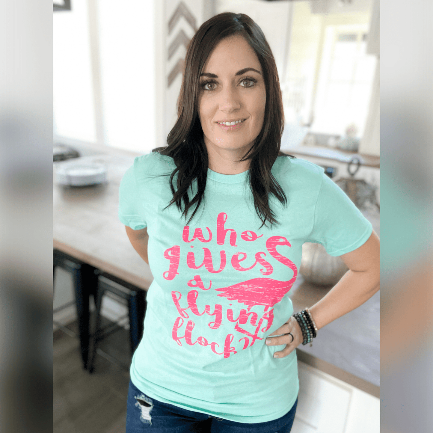 Who Gives A Flying Flock Graphic Tee