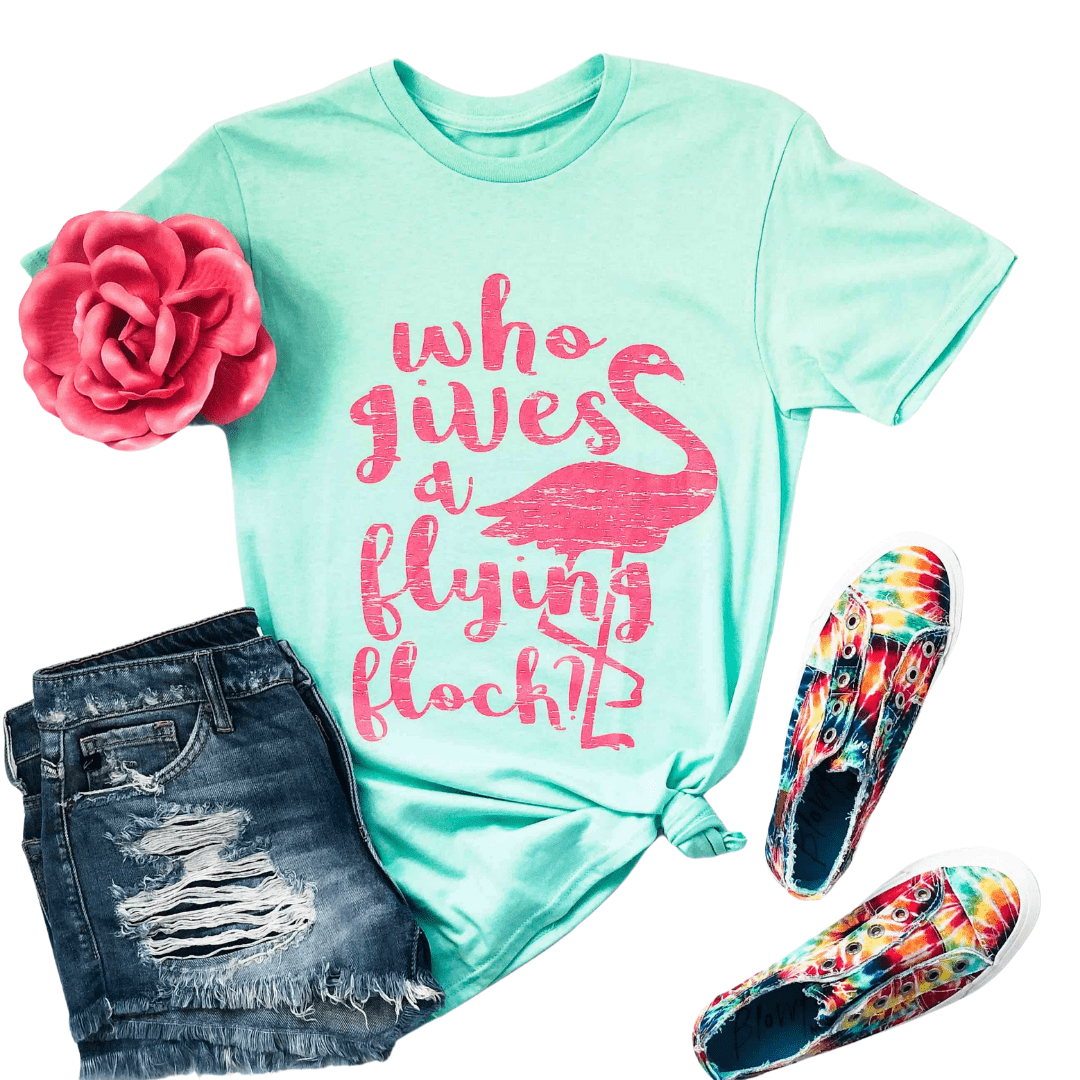 Who Gives A Flying Flock Graphic Tee