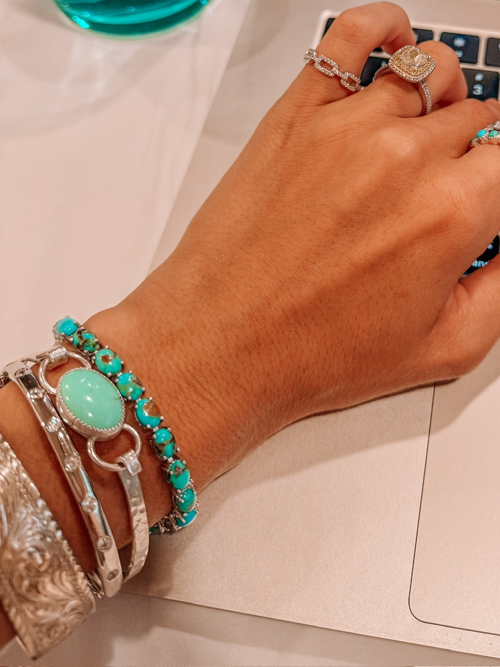 Terlingua Turquoise Tennis Bracelet