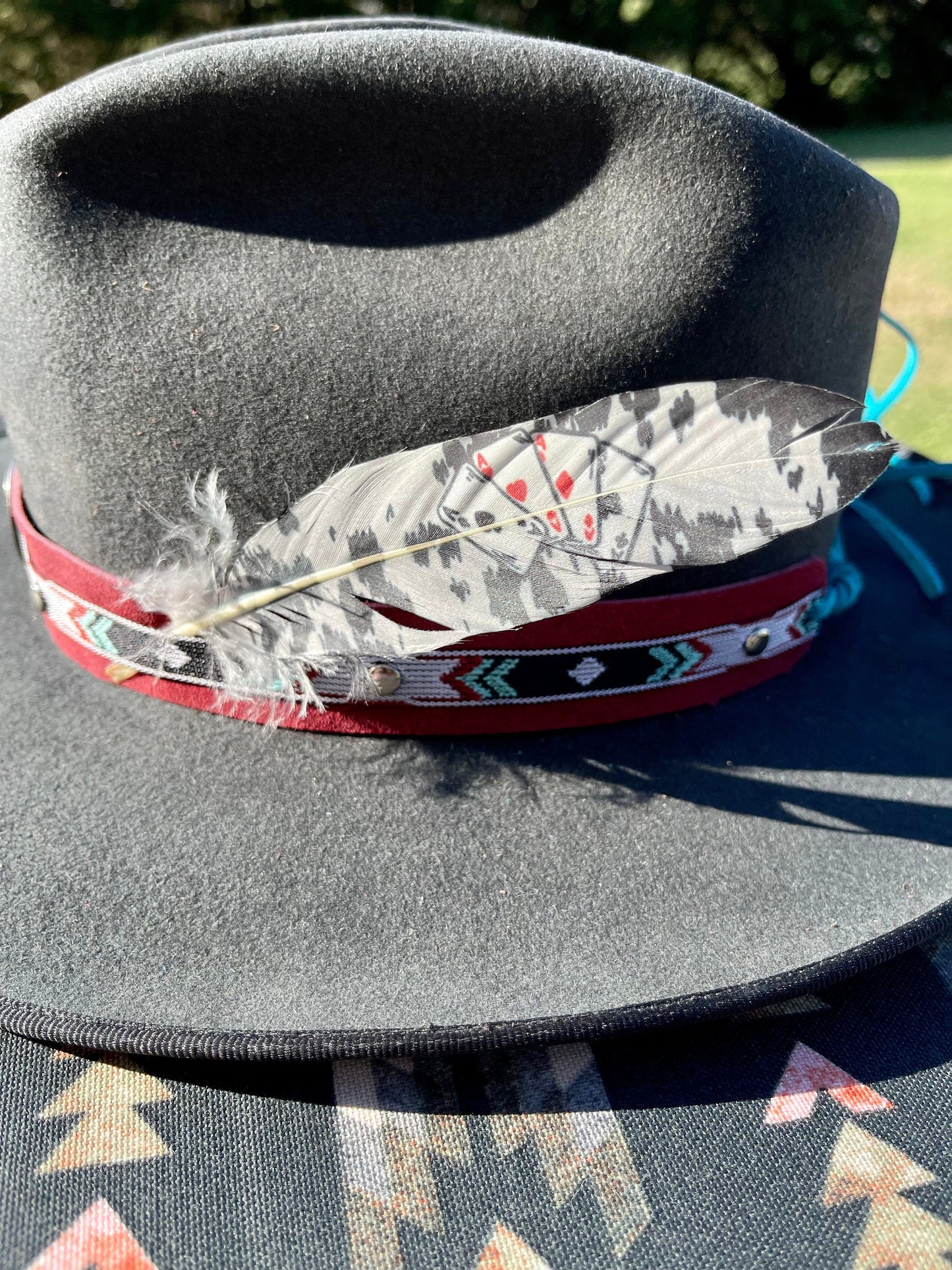 Aces High Western Hat Feather