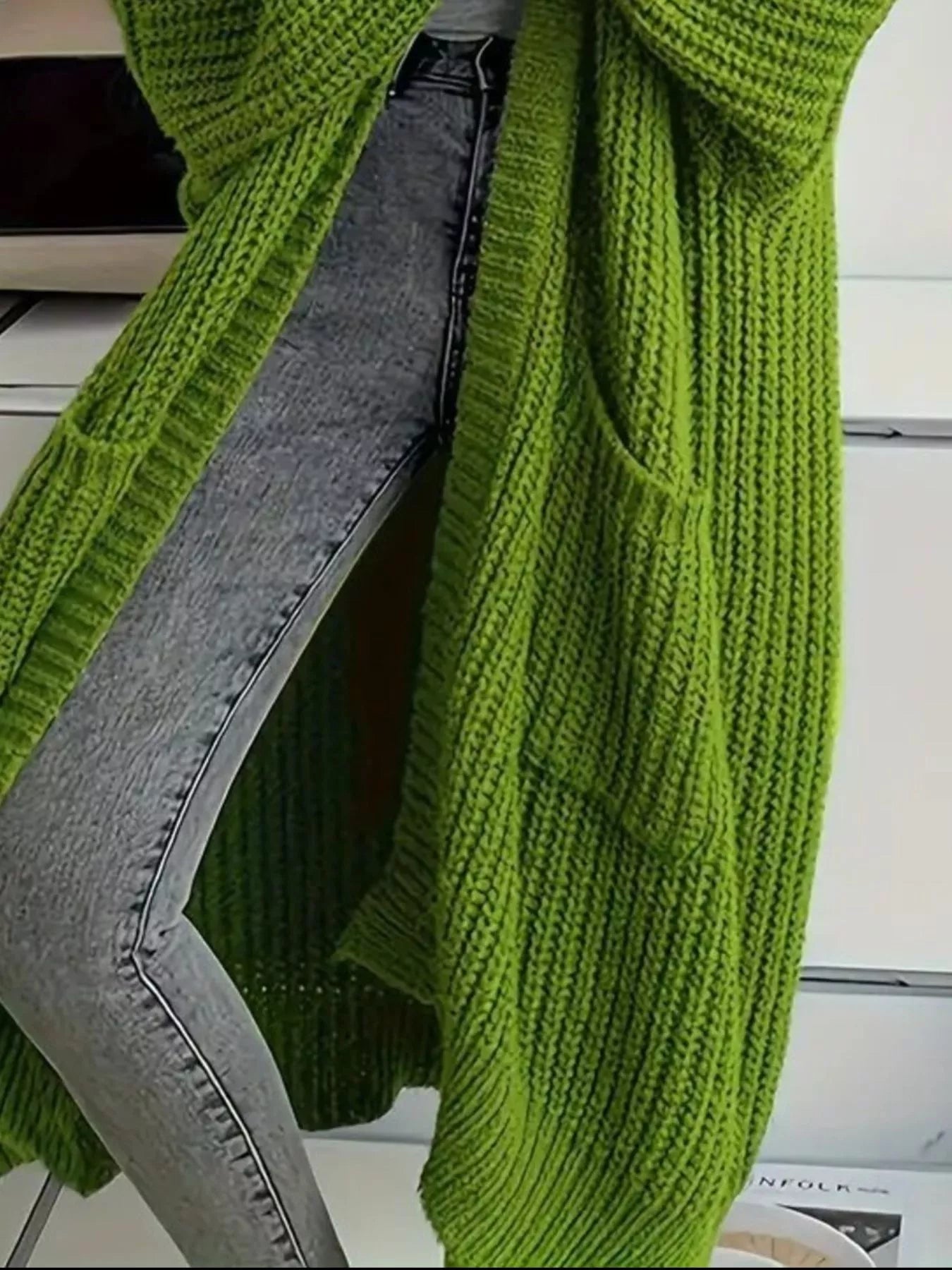 Couch-Day Oversized Long Sleeve Cardigan